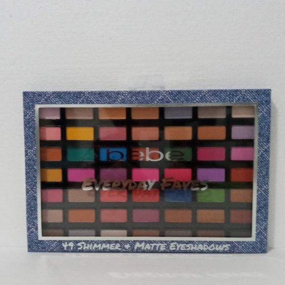 EYESHADOWS bebe  49 SHIMMER AND MATTE EYESHADOWS.  MULTICOLOR - Picture 1 of 4